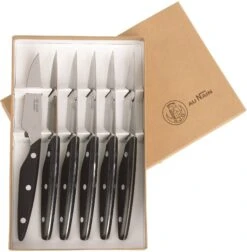 Au Nain Brasserie 6-piece Table Knife Set – Riveted Handles