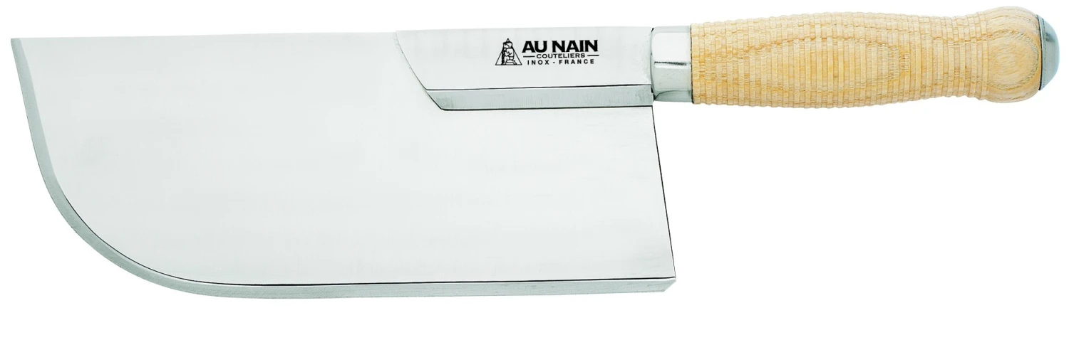 Au Nain Professional Butcher Cleaver 26cm With Boxwood Handle 1 Au Nain Professional Butcher Cleaver 26cm With Boxwood Handle