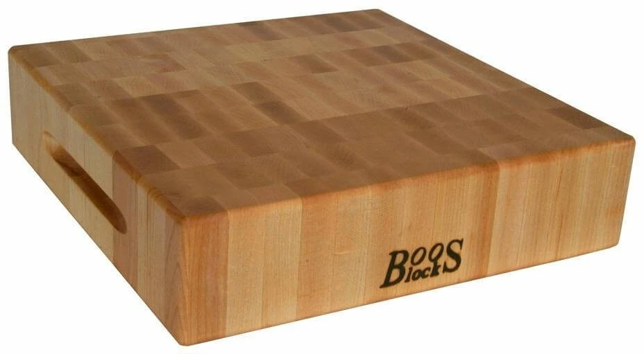 Boos Blocks Reversible Maple Wood Chopping Block 38 X 38 X 7.5cm 1 Boos Blocks Reversible Maple Wood Chopping Block 38 X 38 X 7.5cm