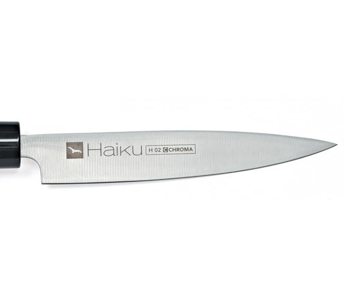 Chroma Haiku Paring Knife 12cm - Honoki Wood Handle 3 Chroma Haiku Paring Knife 12cm - Honoki Wood Handle - Image 3