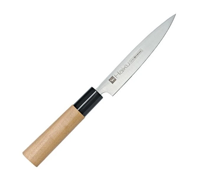 Chroma Haiku Paring Knife 12cm - Honoki Wood Handle 1 Chroma Haiku Paring Knife 12cm - Honoki Wood Handle