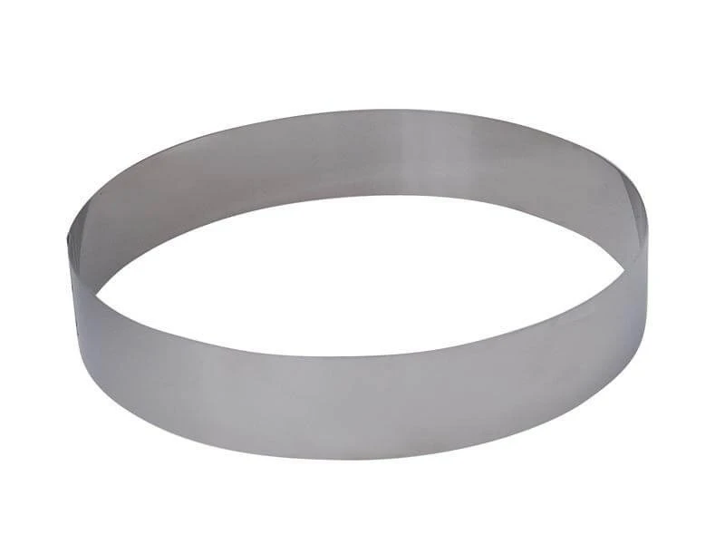 DE BUYER Stainless Steel Cake Ring 20cm 1 DE BUYER Stainless Steel Cake Ring 20cm