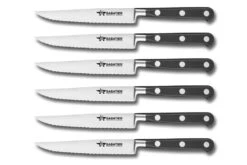 FISCHER 6-piece Steak Knife Set With Serrated Blades 11cm - Sabatier 64