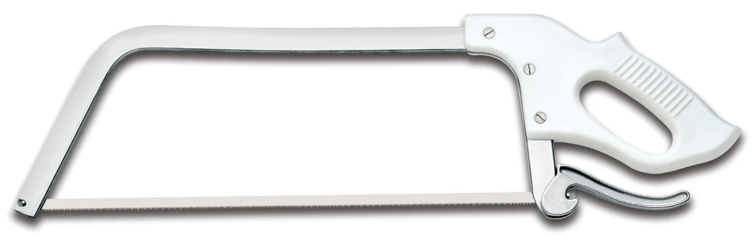 Fischer American-Style Butcher's Saw 50cm With White, Ergonomic Handle 1 Fischer American-Style Butcher's Saw 50cm With White, Ergonomic Handle