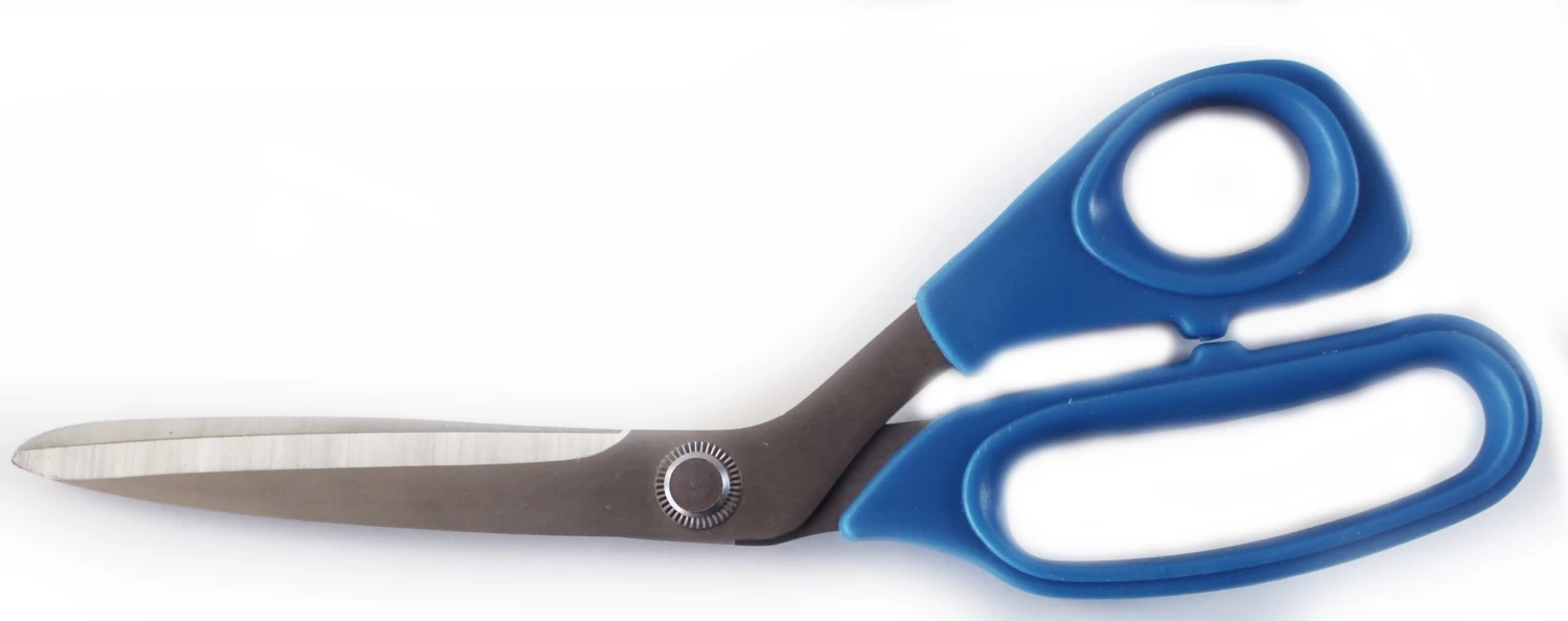 FISCHER Kitchen Fish Scissors With Serrated Edge - Blue Handle 1 FISCHER Kitchen Fish Scissors With Serrated Edge - Blue Handle