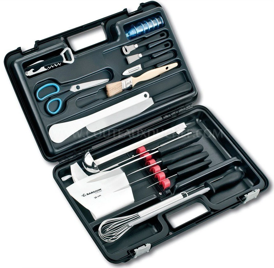Fischer Professional Knife Case With 24 Knives And Accessories 1 Fischer Professional Knife Case With 24 Knives And Accessories