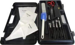 FISCHER Student's Tool Case With 18 Kitchen Tools + 1 Scale + 1 Padlock -Victori Knives Shop fischer student tool case 18 kitchen tools 2