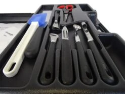 FISCHER Student's Tool Case With 18 Kitchen Tools + 1 Scale + 1 Padlock -Victori Knives Shop fischer student tool case 18 kitchen tools 5
