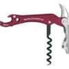Fox Knives Vinum Corkscrew 12cm Anodized Aluminum Handle, Bordeaux