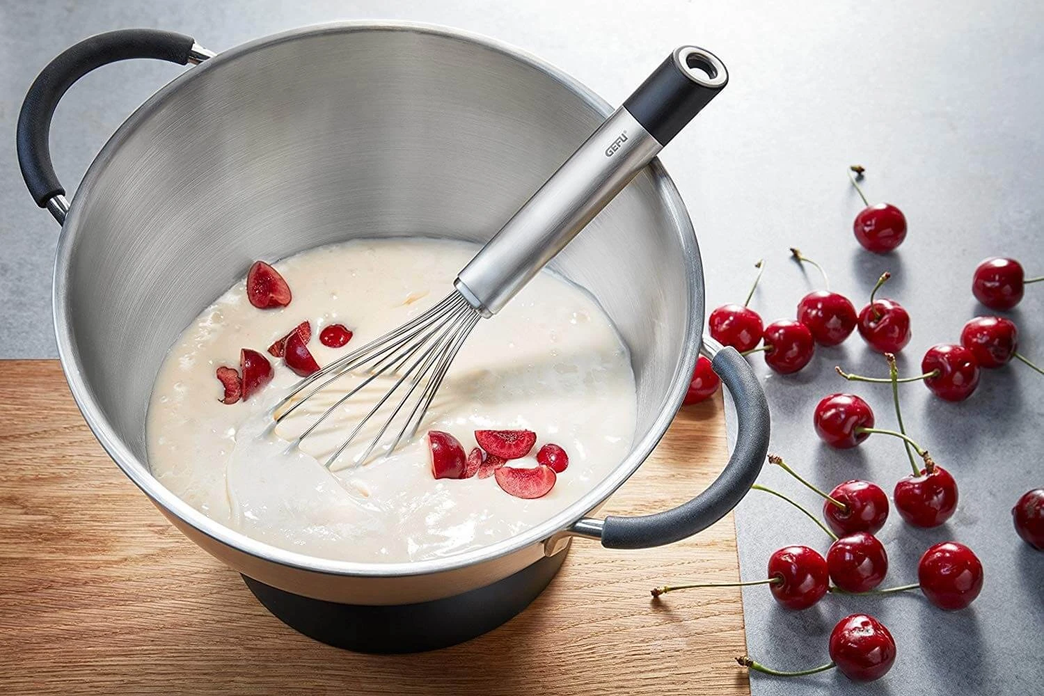 GEFU Primeline Stainless Steel Whisk 22cm 2 GEFU Primeline Stainless Steel Whisk 22cm - Image 2