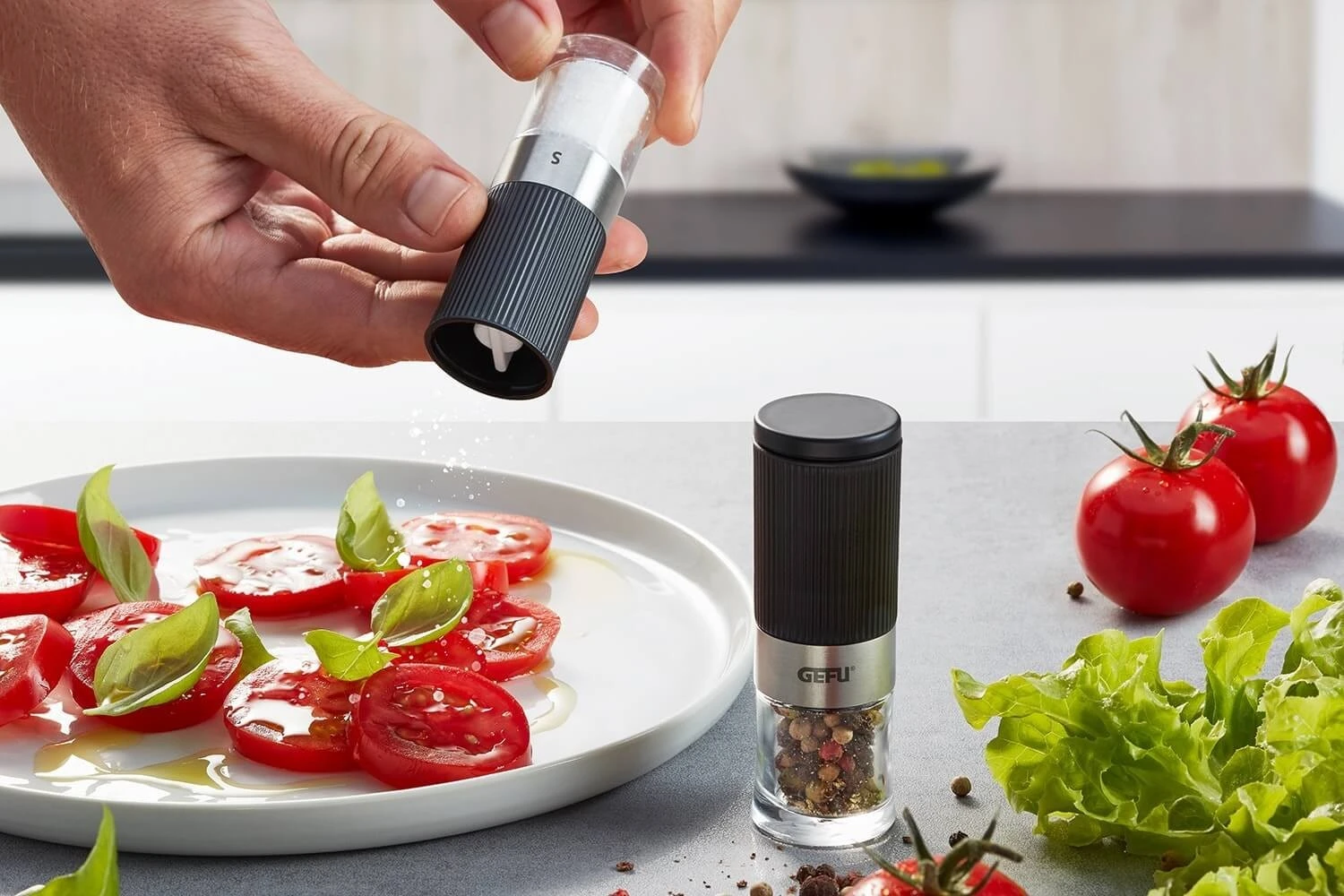 GEFU Tusome Salt And Pepper Mills - Set Of 2 2 GEFU Tusome Salt And Pepper Mills - Set Of 2 - Image 2