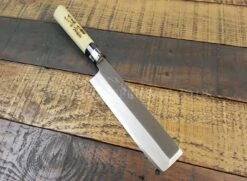 Jikko Tokusei Japanese Usuba Knife 16.5cm Nihon Steel Blade, Magnolia Wood Handle 9 Jikko Tokusei Japanese Usuba Knife 16.5cm Nihon Steel Blade, Magnolia Wood Handle -Victori Knives Shop jikko tokusei japanese usuba knife 16cm nihon steel blade magnolia handle 2