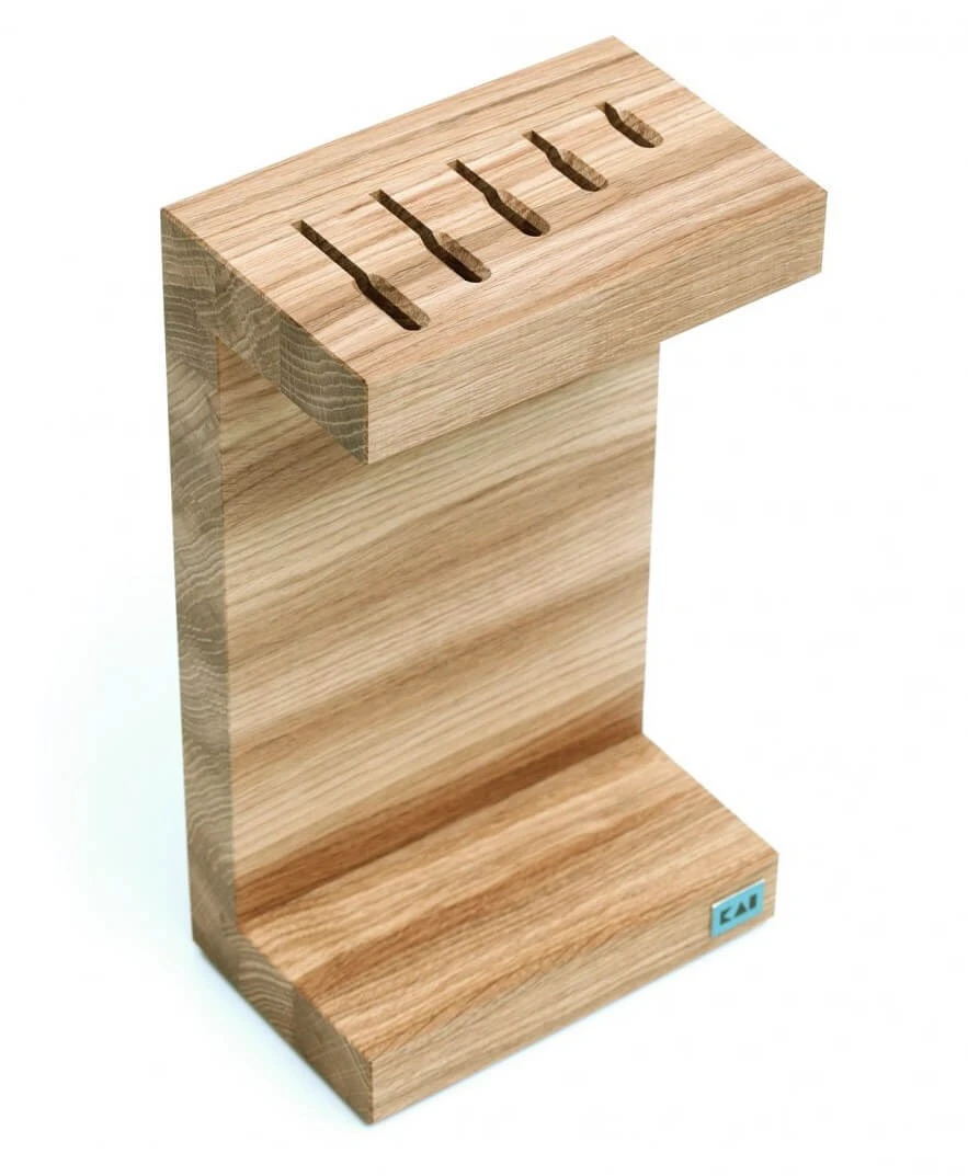 Kai C-shaped Knife Block - Made Of Oak Wood 2 Kai C-shaped Knife Block - Made Of Oak Wood - Image 2