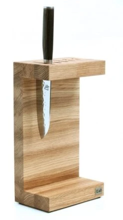 Kai C-shaped Knife Block - Made Of Oak Wood 7 Kai C-shaped Knife Block - Made Of Oak Wood -Victori Knives Shop kai c shaped knife block made of oak wood 3