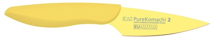 KAI Pure Komachi 3-piece Knife Set: Paring Knife, Utility Knife & Chef Knife 2 KAI Pure Komachi 3-piece Knife Set: Paring Knife, Utility Knife & Chef Knife - Image 2