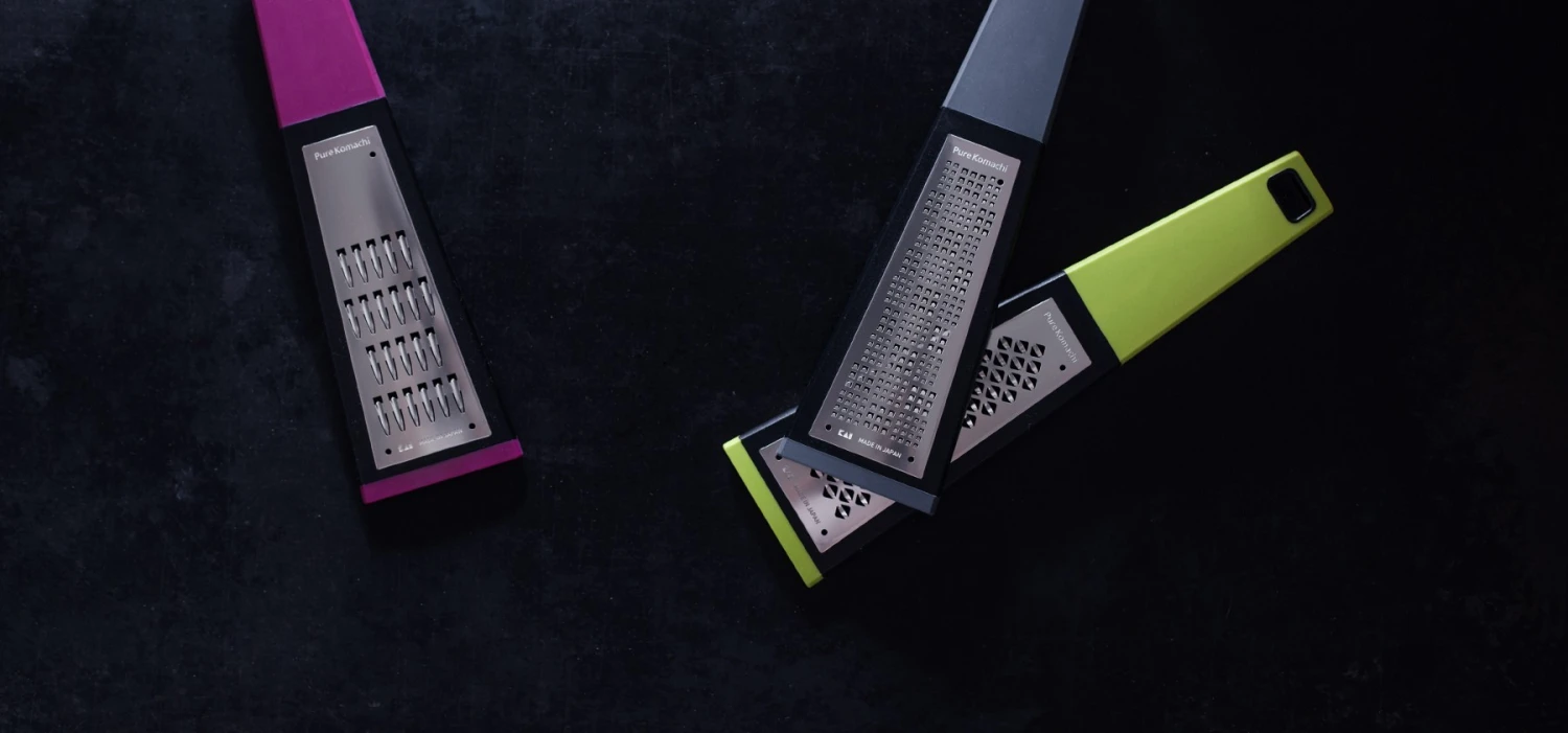 Kai Pure Komachi Ribbon Grater - Green Handle 4 Kai Pure Komachi Ribbon Grater - Green Handle - Image 4