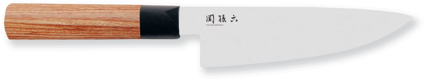 KAI Seki Magoroku Redwood Chef Knife 15cm 1 KAI Seki Magoroku Redwood Chef Knife 15cm