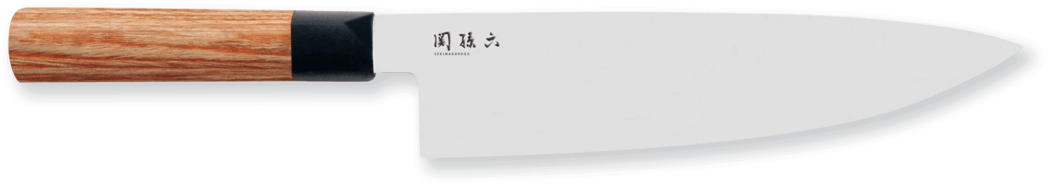 KAI Seki Magoroku Redwood Japanese Chef Knife 20cm 1 KAI Seki Magoroku Redwood Japanese Chef Knife 20cm
