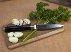 Kai Shun Classic Paring Knife 9cm - Damascus Steel Blade -Victori Knives Shop kai shun classic paring knife 9cm damascus blade 3