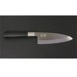 KAI Wasabi Black Deba Knife 15cm -Victori Knives Shop kai wasabi black deba knife 15cm 2