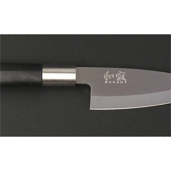 KAI Wasabi Black Deba Knife 10.5cm 3 KAI Wasabi Black Deba Knife 10.5cm - Image 3