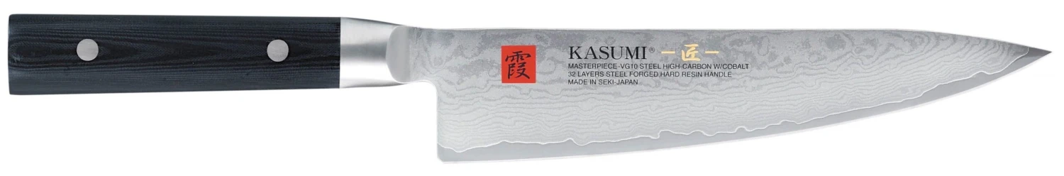 Kasumi Masterpiece Japanese Chef Knife Damascus Steel Blade 20cm 1 Kasumi Masterpiece Japanese Chef Knife Damascus Steel Blade 20cm