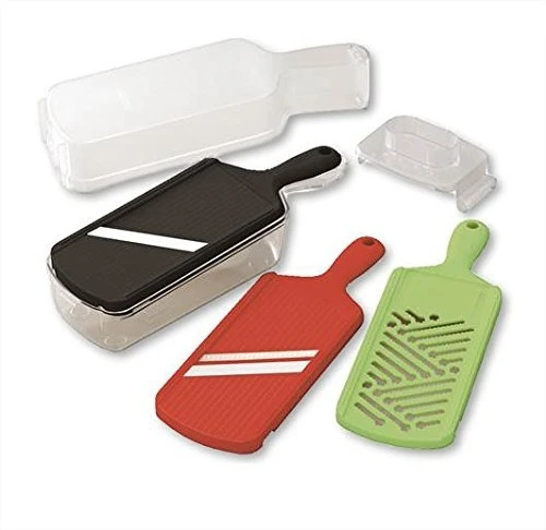 Kyocera Slicer Set With Mandoline Slicer, Julienne Slicer, & Grater 1 Kyocera Slicer Set With Mandoline Slicer, Julienne Slicer, & Grater