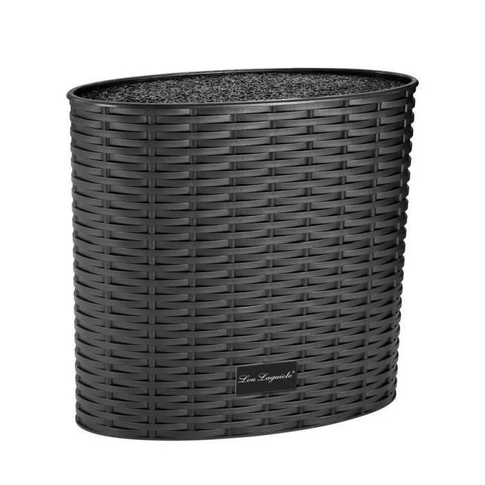 Lou Laguiole Universal Oval Knife Block - Braided Design 1 Lou Laguiole Universal Oval Knife Block - Braided Design