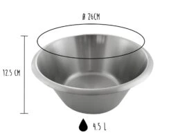 Matfer Flat Bottom Pastry Bowl - Diameter 26cm