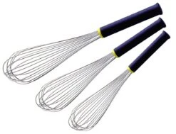 Matfer Pack Of 3 Professional Whisks With Exoglass® Handles