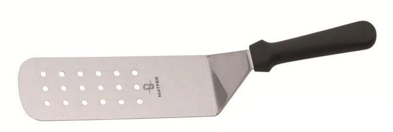 Matfer Perforated Turner / Spatula 20cm - Stainless Steel 1 Matfer Perforated Turner / Spatula 20cm - Stainless Steel