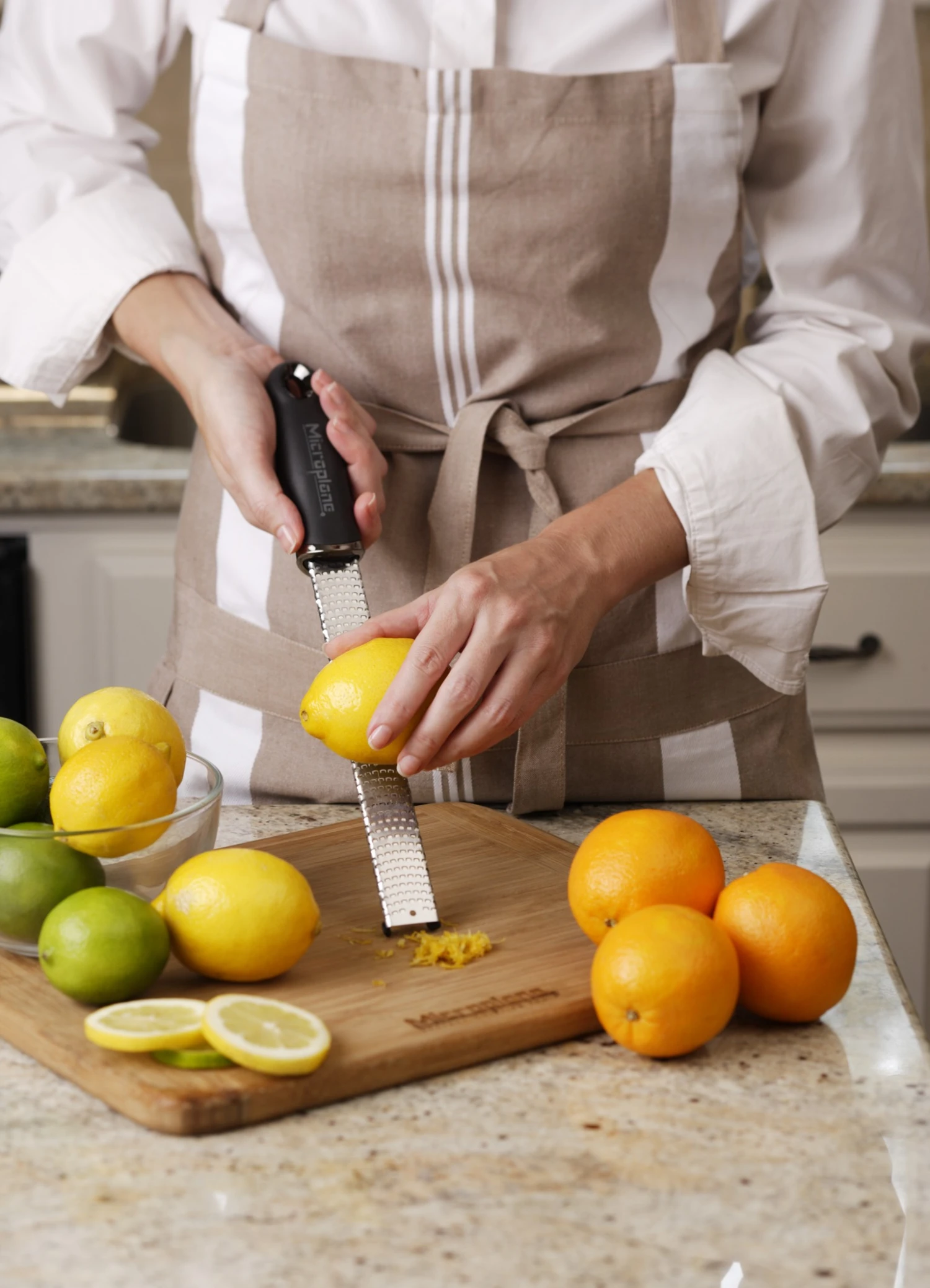 Microplane Premium Zester-Grater, Stainless Steel Blade - Fuchsia Handle 4 Microplane Premium Zester-Grater, Stainless Steel Blade - Fuchsia Handle - Image 4