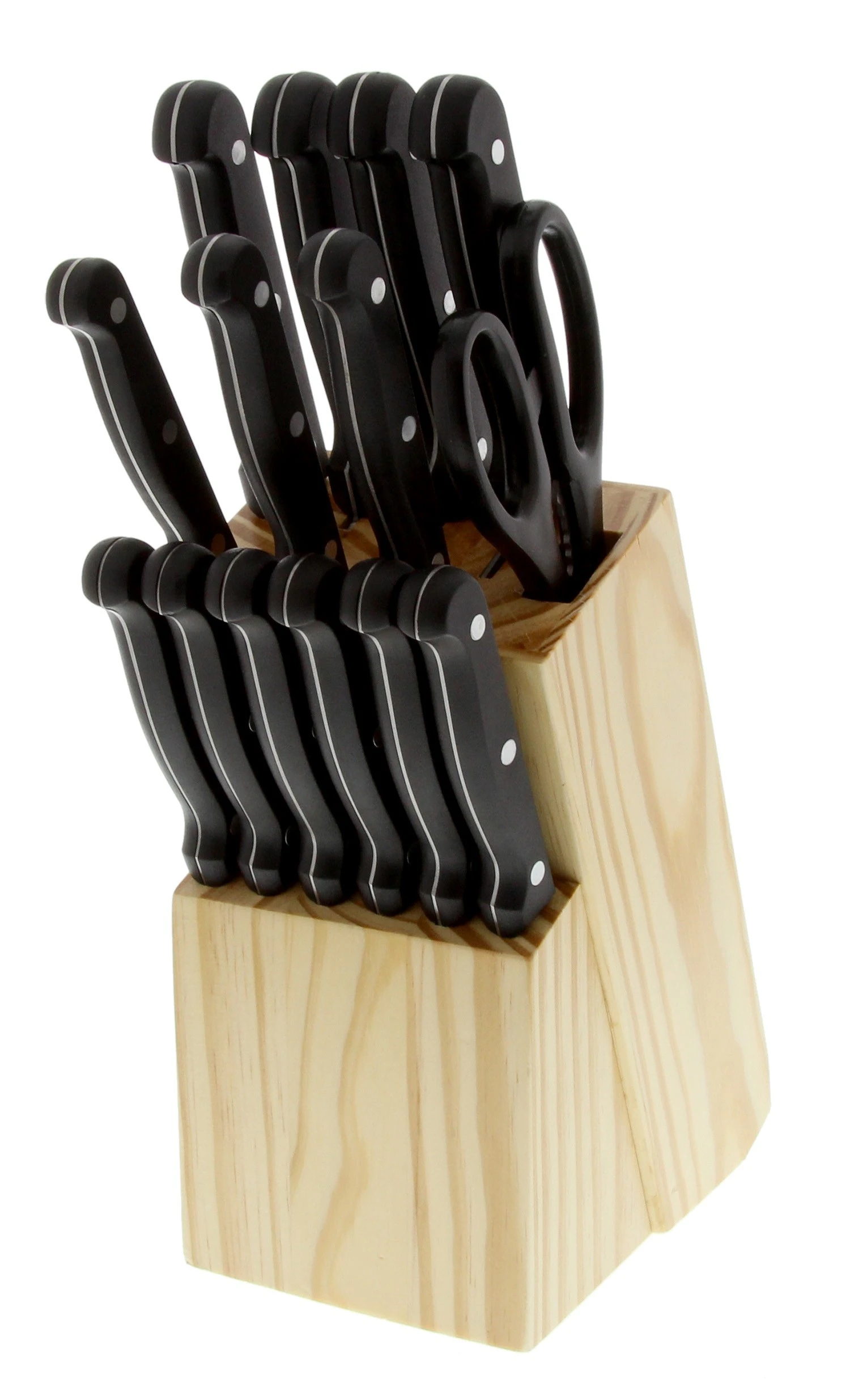 Pradel Excellence 17-piece Knife Block Set - Riveted Handles 1 Pradel Excellence 17-piece Knife Block Set - Riveted Handles