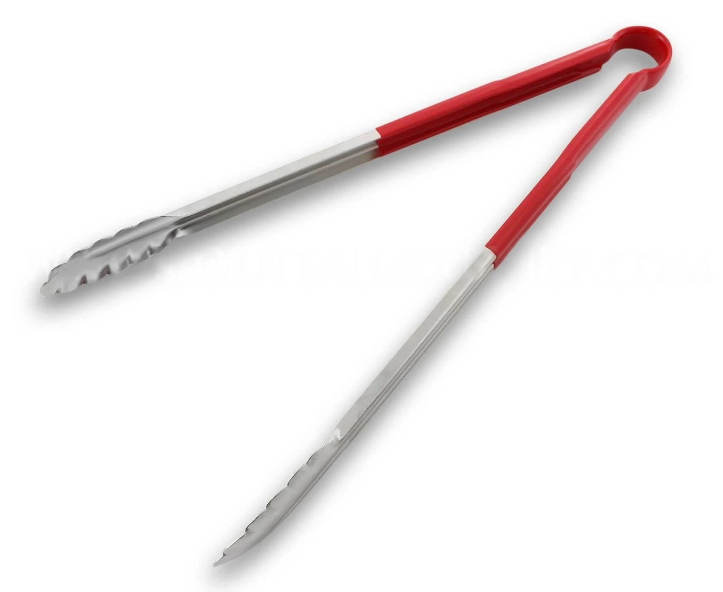Professional Kitchen Tongs 40cm With Red, Non-slip Handle 1 Professional Kitchen Tongs 40cm With Red, Non-slip Handle