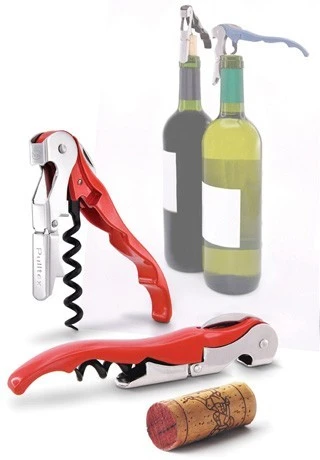 PULLTAP'S Sommelier Corkscrew - Red Handle 2 PULLTAP'S Sommelier Corkscrew - Red Handle - Image 2