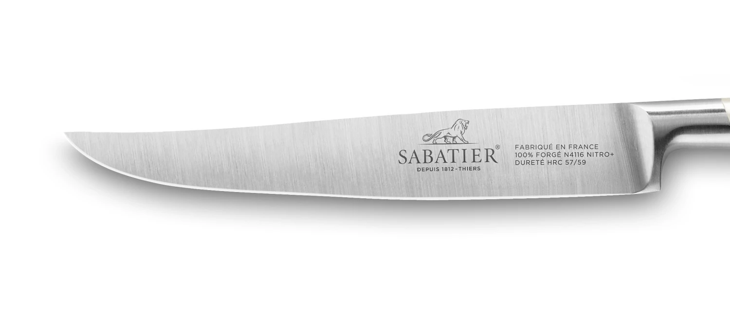 Sabatier Edonist Perle 2-piece Steak Knife Set 12cm - Fully Forged 2 Sabatier Edonist Perle 2-piece Steak Knife Set 12cm - Fully Forged - Image 2