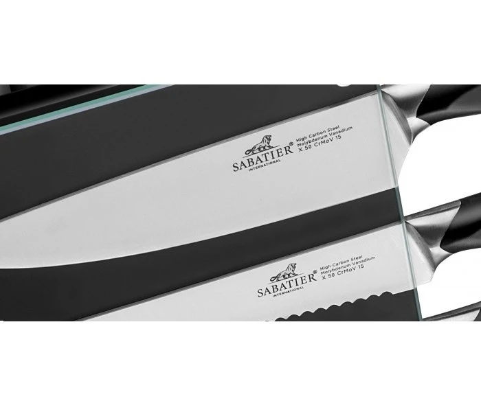 Sabatier International Denver Magnetic Block With 5 Kitchen Knives 3 Sabatier International Denver Magnetic Block With 5 Kitchen Knives - Image 3