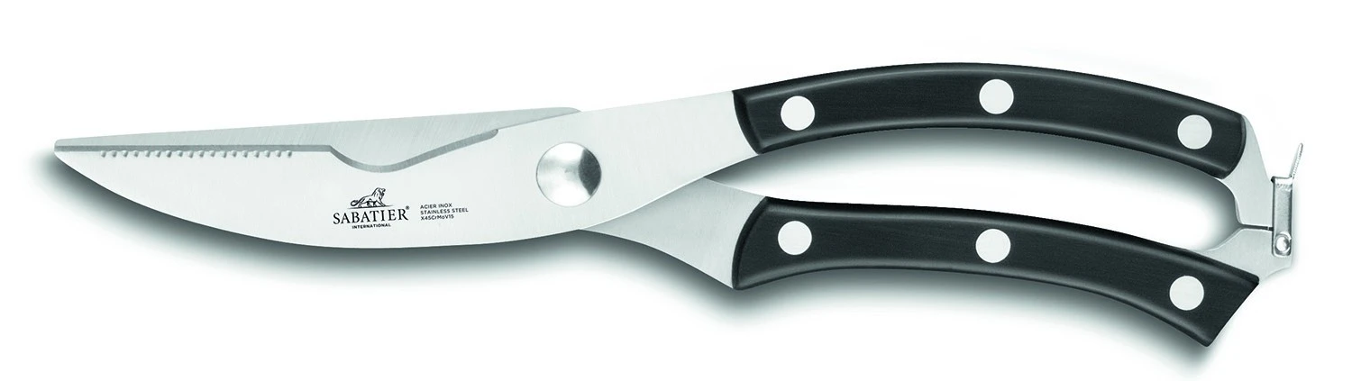 Sabatier International PLUTON Poultry Shears With Riveted Handles 1 Sabatier International PLUTON Poultry Shears With Riveted Handles