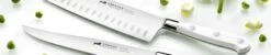Sabatier Toque Blanche 2-piece Knife Set: Paring Knife + Santoku Knife 12 Sabatier Toque Blanche 2-piece Knife Set: Paring Knife + Santoku Knife -Victori Knives Shop sabatier toque blanche 2 piece knife set 5