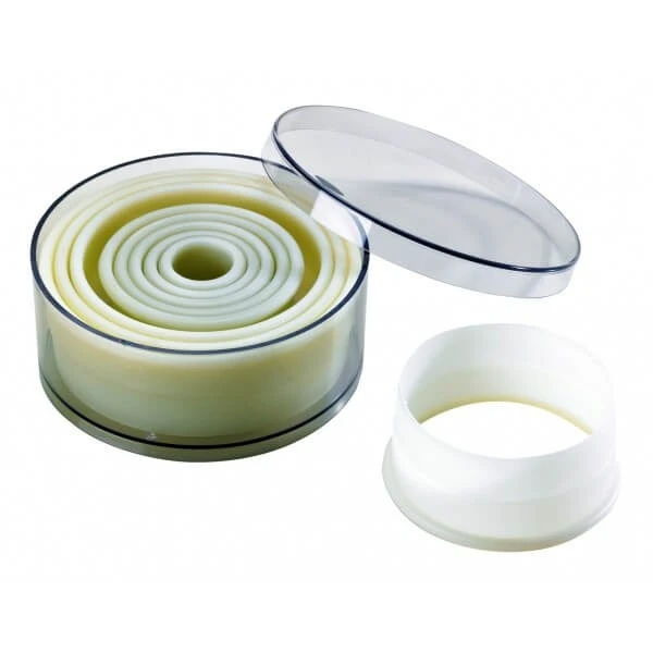 Set Of 9 Professional Plain Round Cookie Cutters 1 Set Of 9 Professional Plain Round Cookie Cutters