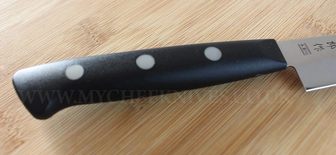 Tojiro DP Eco Japanese Chef Knife 18cm - Black, Riveted Handle 3 Tojiro DP Eco Japanese Chef Knife 18cm - Black, Riveted Handle - Image 3