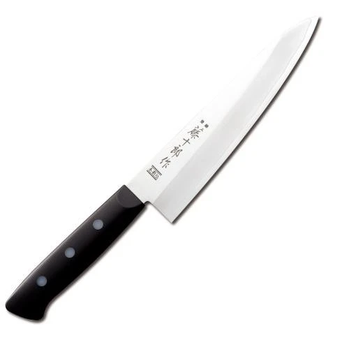 Tojiro DP Eco Japanese Chef Knife 18cm - Black, Riveted Handle 1 Tojiro DP Eco Japanese Chef Knife 18cm - Black, Riveted Handle