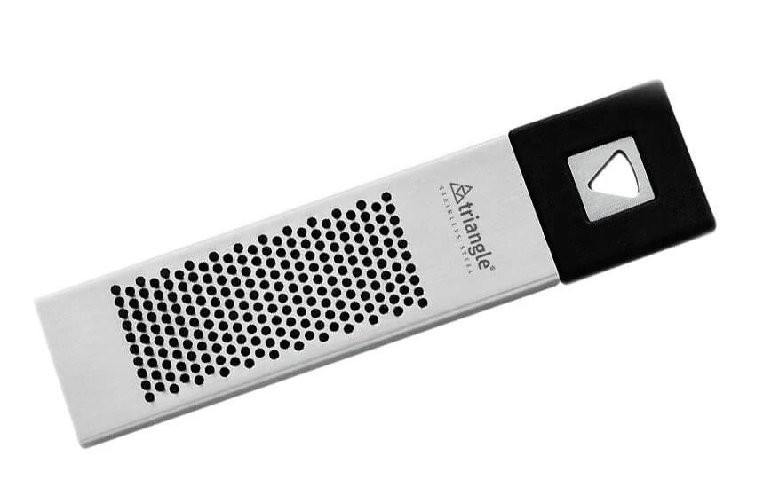 Triangle Ginger And Lemon Grater - Stainless Steel 1 Triangle Ginger And Lemon Grater - Stainless Steel
