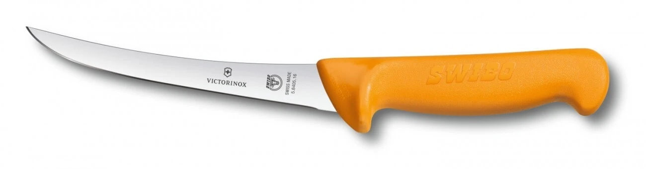 Victorinox Swibo Curved Boning Knife 16cm - Yellow Handle 1 Victorinox Swibo Curved Boning Knife 16cm - Yellow Handle