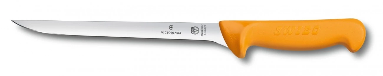 Victorinox SWIBO Pro Fillet Knife Narrow, Flexible Blade 20cm - Yellow Handle 1 Victorinox SWIBO Pro Fillet Knife Narrow, Flexible Blade 20cm - Yellow Handle