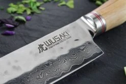 Wusaki Damas VG10 Chef Knife 20cm Olive Wood Handle 12 Wusaki Damas VG10 Chef Knife 20cm Olive Wood Handle -Victori Knives Shop wusaki damas vg10 chef knife 20cm olive wood handle 4
