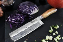 Wusaki Damas VG10 Nakiri Knife 17cm Olive Wood Handle 10 Wusaki Damas VG10 Nakiri Knife 17cm Olive Wood Handle -Victori Knives Shop wusaki damas vg10 nakiri knife 17cm olive wood handle 2