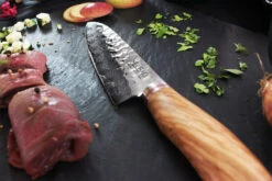 Wusaki Damas VG10 Santoku Knife 17cm Olive Wood Handle 11 Wusaki Damas VG10 Santoku Knife 17cm Olive Wood Handle -Victori Knives Shop wusaki damas vg10 santoku knife 17cm olive wood handle 4