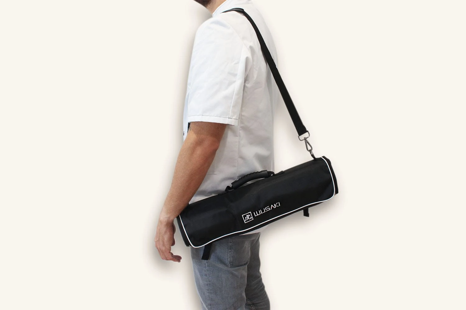 Wusaki Ebony VG10 Set With 5 Kitchen Knives + 1 Roll Bag 5 Wusaki Ebony VG10 Set With 5 Kitchen Knives + 1 Roll Bag - Image 5