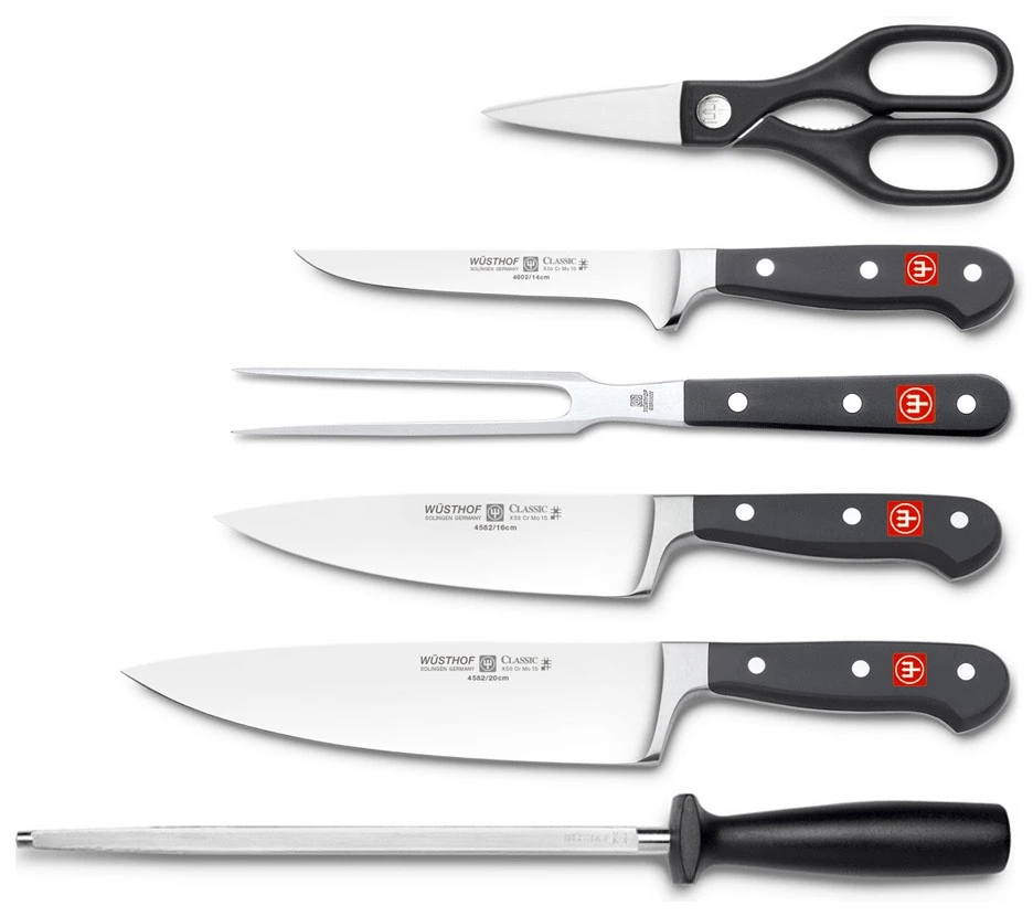 Wusthof Classic 12-piece Knife Block Made Ash Wood In Black Colour 2 Wusthof Classic 12-piece Knife Block Made Ash Wood In Black Colour - Image 2